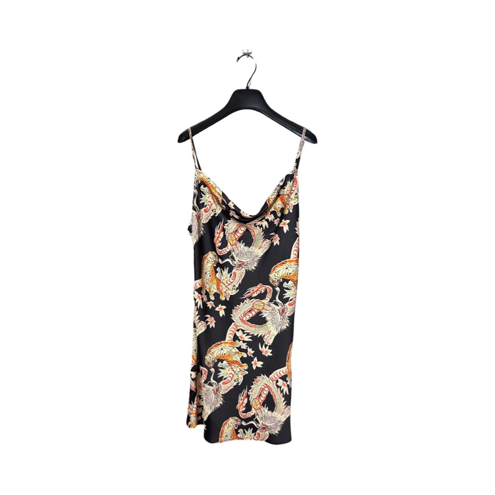 Silky spaghetti strap dress